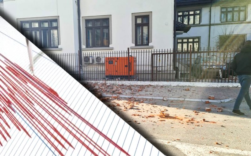 Panică în timpul seismului cu magnitudine de 5,7 : Un bărbat a sărit de la etaj