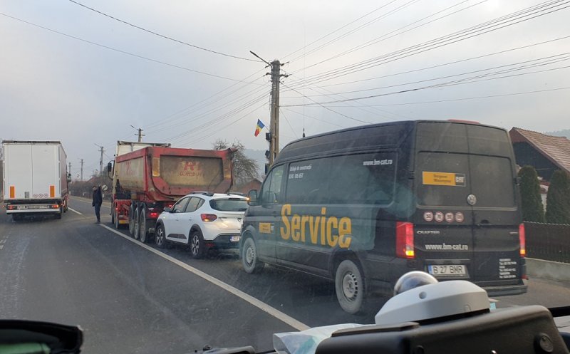 CARAMBOL cu trei mașini între Cluj și Gherla