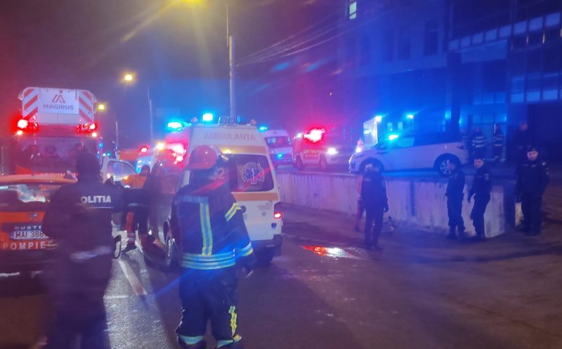 INCENDIU la un spital din Cluj-Napoca. Zeci de pacienți evacuați și planul roșu de intervenție activat