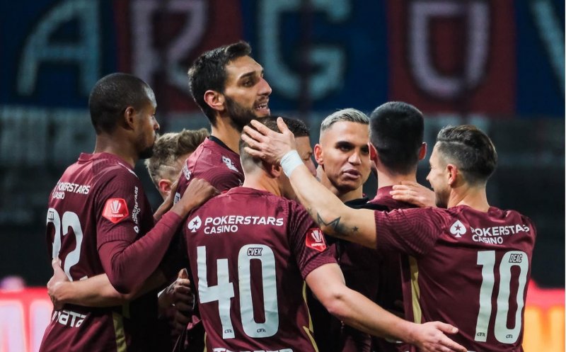 CFR Cluj joacă azi pe teren propriu cu FC Argeș