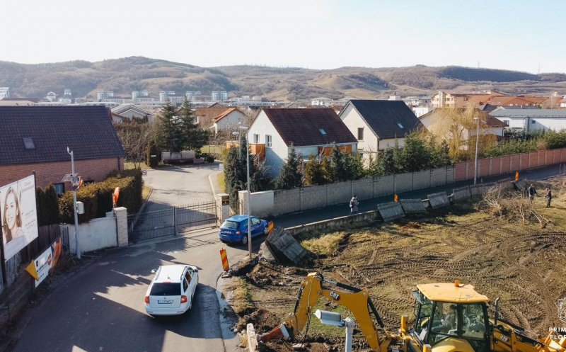 Au început lucrările pentru lărgirea “Strâmtorii Terra” din Florești. Primarul Pivariu a anunțat când ar putea fi gata