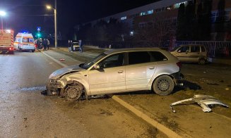 ACCIDENT pe Bulevardul Muncii astă noapte cu 3 mașini implicate