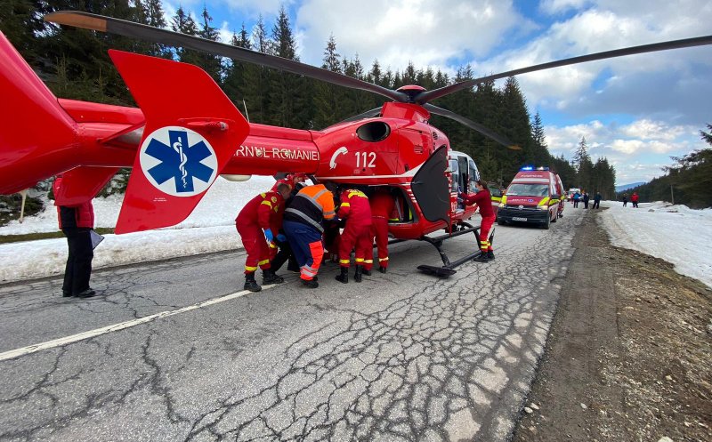 Accident GRAV în Apuseni. Tânără în comă, după ce s-a răsturnat cu ATV-ul/ A fost solicitat elicopterul SMURD