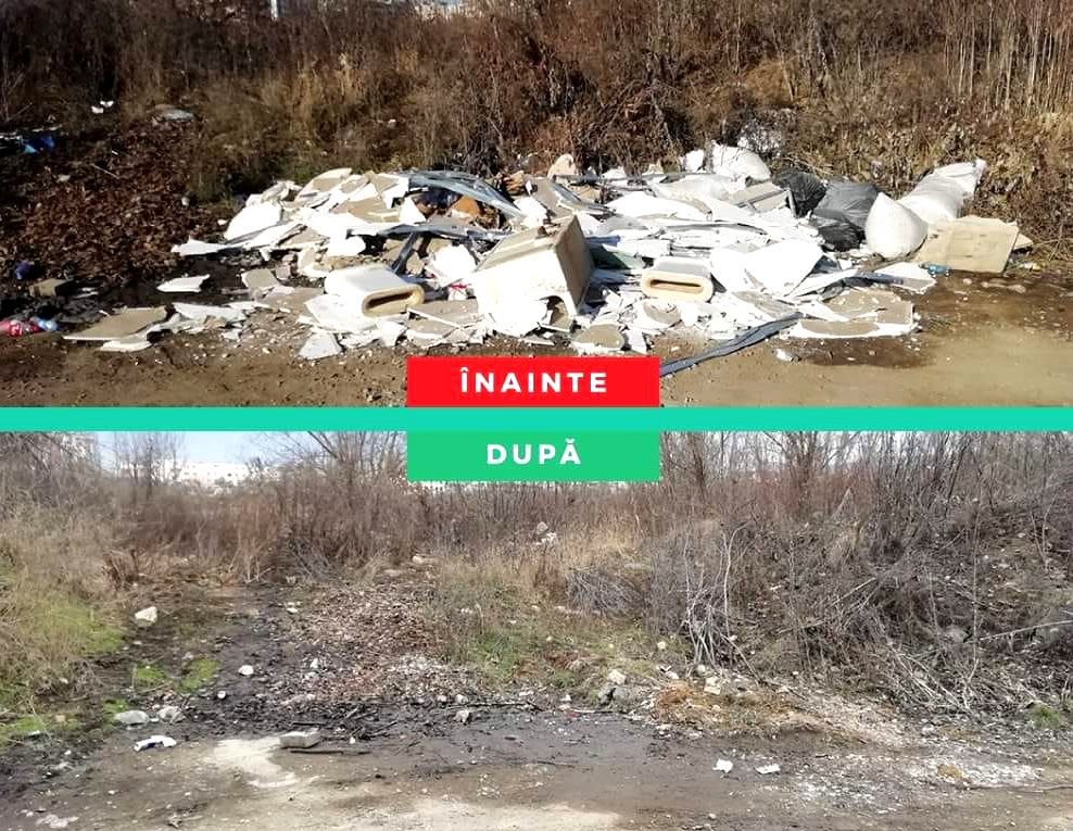 SOS Parcul Est: Sesizările funcționează! O parte din gropile ilegale au fost curățate