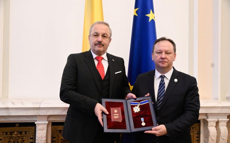 Clujeanul Vasile Dîncu, decorat de președintele Zelenski: „Rusia a adus în această regiune moarte, sclavagism, foamete și barbarie”