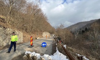 S-a RUPT singurul drum asfaltat de acces spre Roșia Montană