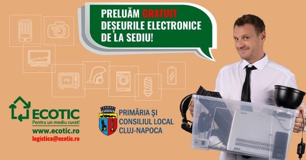 Campanie de colectare a aparatelor electrice de la companiile clujene! Preluare gratuită