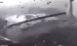 Momentul impactului de la accidentul cu 42 de mașini din Ungaria, surprins de pe camera de bord a unui camion