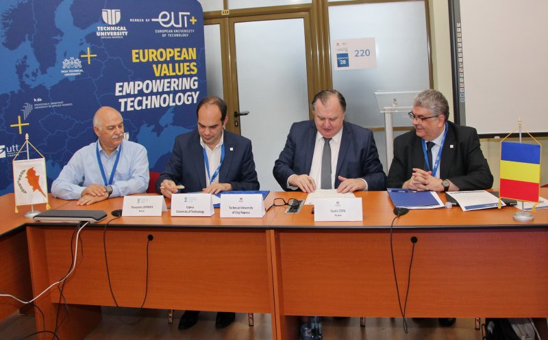 UTCN a găzduit EUt+, reuniunea reprezentanților celor 8 universități partenere în alianța European University of Technology
