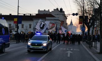 DERBY DE CLUJ / CFR vs "U". Aproximativ 6.000 de fani ai Universității au ajuns în Gruia