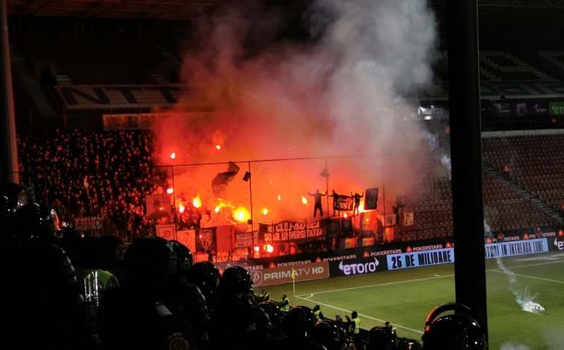DERBY DE CLUJ / CFR vs "U". Fluier final în Gruia, "feroviarii" câștigă cu 4-0