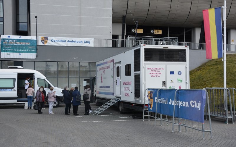 Se prelungește perioada de TESTARE GRATUITĂ pentru cancerul de col uterin și cel de sân de la Cluj Arena