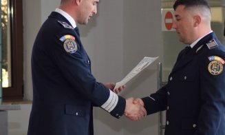 Peste 100 de polițiști clujeni au fost avansați în grad de Ziua Poliției Române