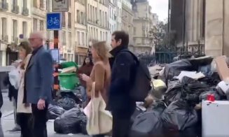 Boc a filmat gunoaiele de pe străzile din Paris: "No, se mai întâmplă și la 'case mari'!"