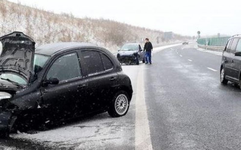 ACCIDENT la coborâre de pe A3 în Nădășelu