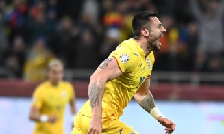 CFR Cluj se mândrește cu Andrei Burcă: Primul GOL la Națională și nota maximă pentru prestație