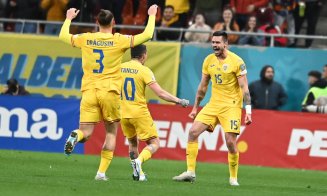 CFR Cluj se mândrește cu Andrei Burcă: Primul GOL la Națională și nota maximă pentru prestație