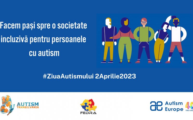 Campania „Albastru pentru autism” ajunge la Cluj