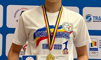 Medalia de aur de la Campionatul Național de Judo U16 ajunge la Cluj