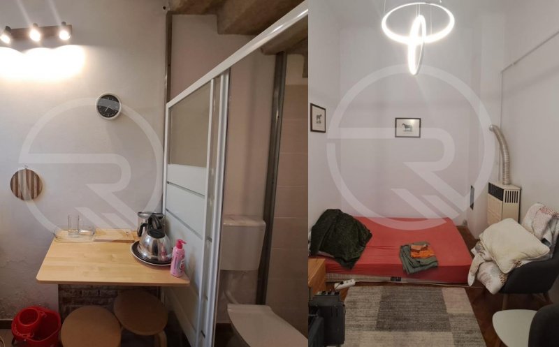 „Hambar” cu 3 cai putere la 350 euro în centrul Clujului. E dinaintea lui Cuza, și la banii ăștia, WC-ul e 2 în 1 cu bucătăria, iar salteaua direct pe jos