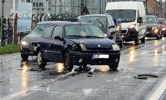 ACCIDENTE în lanț pe Cluj - Gherla. Tamponare în Bonțida și camion răsturnat în șanț