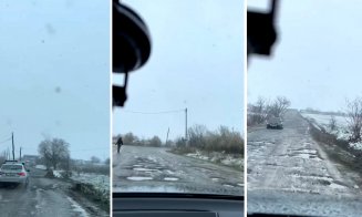 Drumul care arată ca după bombardamente: ”Nu e Ucraina, e... Cluj-Napoca”