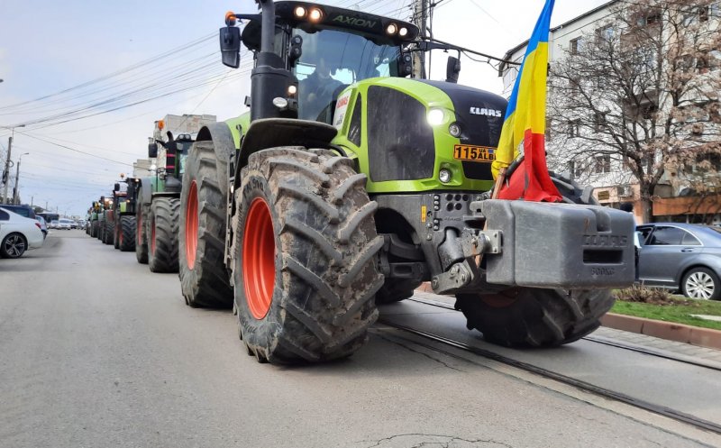 Protestul fermierilor: EVITAŢI drumurile din Cluj care se vor umple astăzi cu tractoare şi utilaje agricole