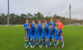 Cu trei juniori de la „U” Cluj, Naționala României U16 s-a calificat la semifinalele "Mini-Mondial-ului" din Franța