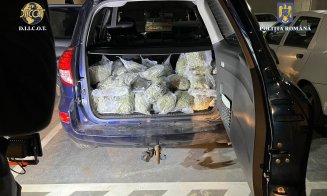 Captură ca-n filme în Cluj! O mașină plină cu droguri și zeci de mii de euro
