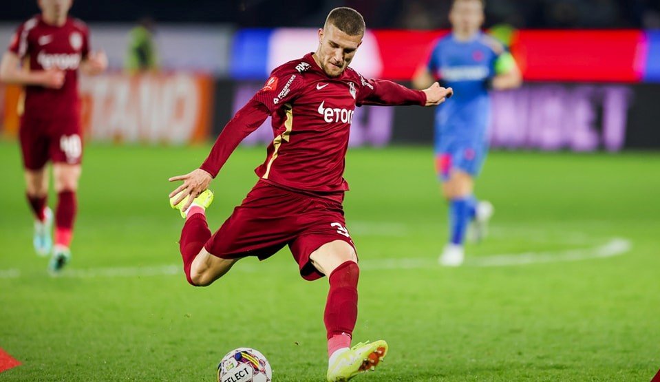CFR se distanțează în lupta pentru titlu după egalul din derby cu FCSB