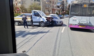 Alte maşini făcute praf pe strada Câmpului din Mănăştur