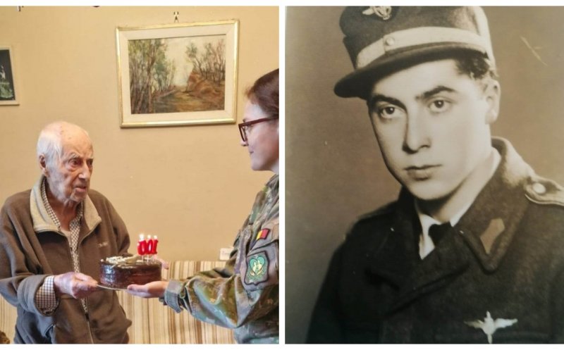 Povestea veteranului de pe frontul din Cluj, ajuns la 100 de ani: „Cu voia lui Dumnezeu am terminat războiul teafăr și nevătămat"