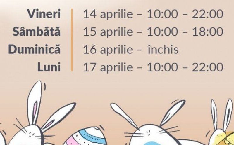 Iulius Mall Cluj, deschis în a doua zi de Paște – vezi care este programul Cinema City și Auchan
