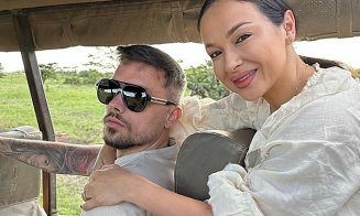 Vlăduța Lupău, la o cafea cu girafele... Fără Iair, în vacanţa de lux din Kenia