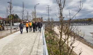 Edilul Boc, în vizită pe șantierul de pe malurile Someșului. Care este stadiul lucrărilor