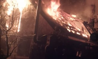 Incendiu la o casă din Cluj-Napoca, în noaptea de Înviere