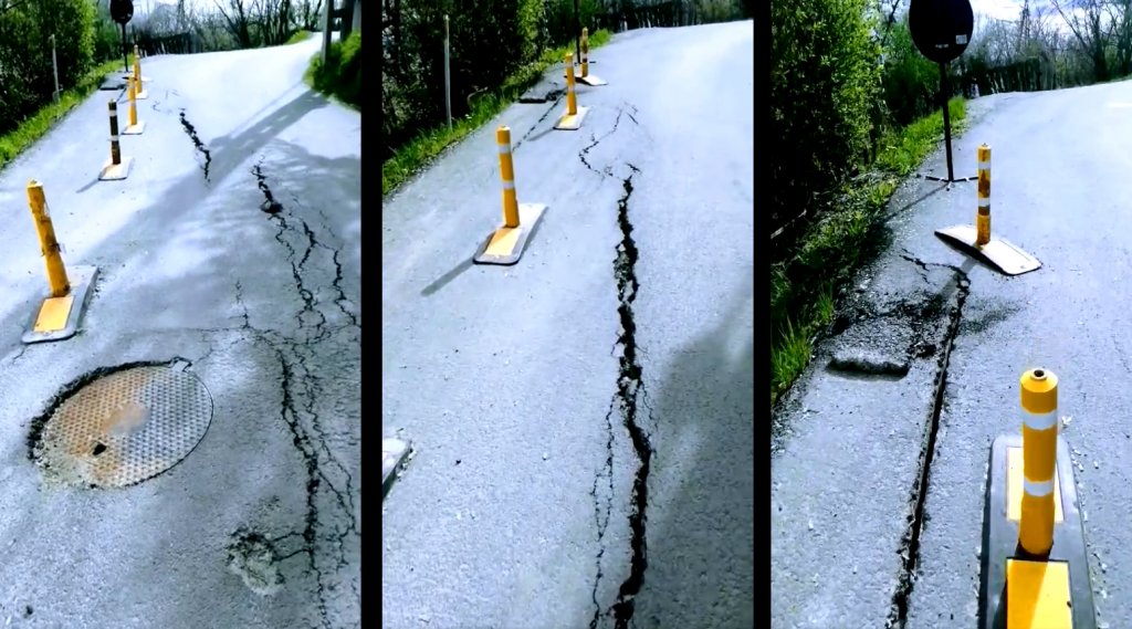 Strada Uliului din Cluj-Napoca o ia la vale / ”Acolo se surpă dealul cu totul”