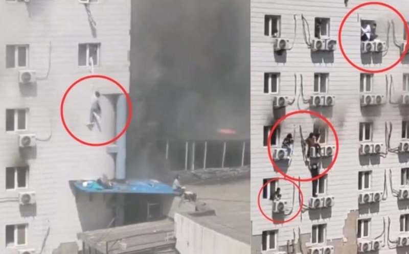 21 de morți într-un incendiu într-un spital din China. Unii pacienţi au sărit pe geam pentru a se salva