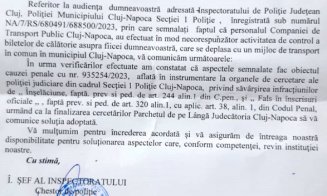 Medicinistă din Cluj, experienţă de coşmar cu controlorii CTP: "Obiectul cauzei penale", răspunde IPJ