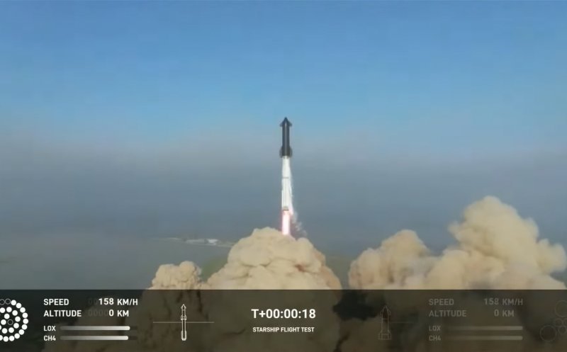 Cea mai mare rachetă din lume a fost lansată în spațiu. Starship poate duce oameni pe Marte