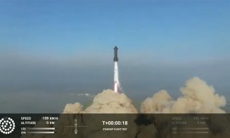 Cea mai mare rachetă din lume a fost lansată în spațiu. Starship poate duce oameni pe Marte