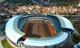 VIDEO de pe șantierul Cluj Arena. Se montează noul gazon