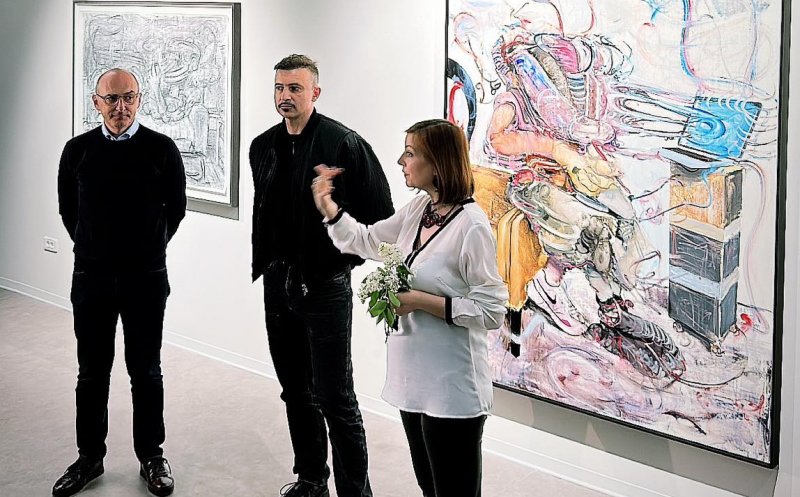 Adrian Ghenie, expoziţie la Timișoara. Au fost expuse lucrări inspirate de perioada pandemiei