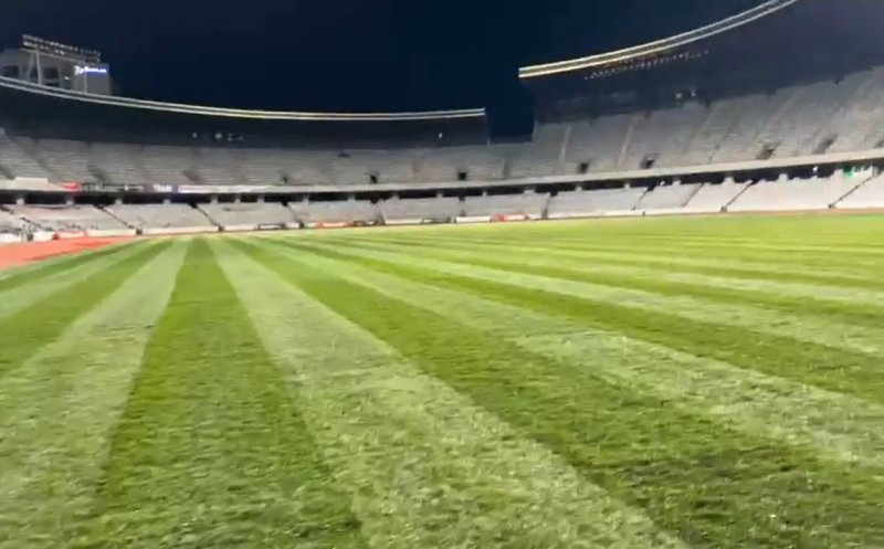 S-a finalizat montarea noului gazon pe Cluj Arena