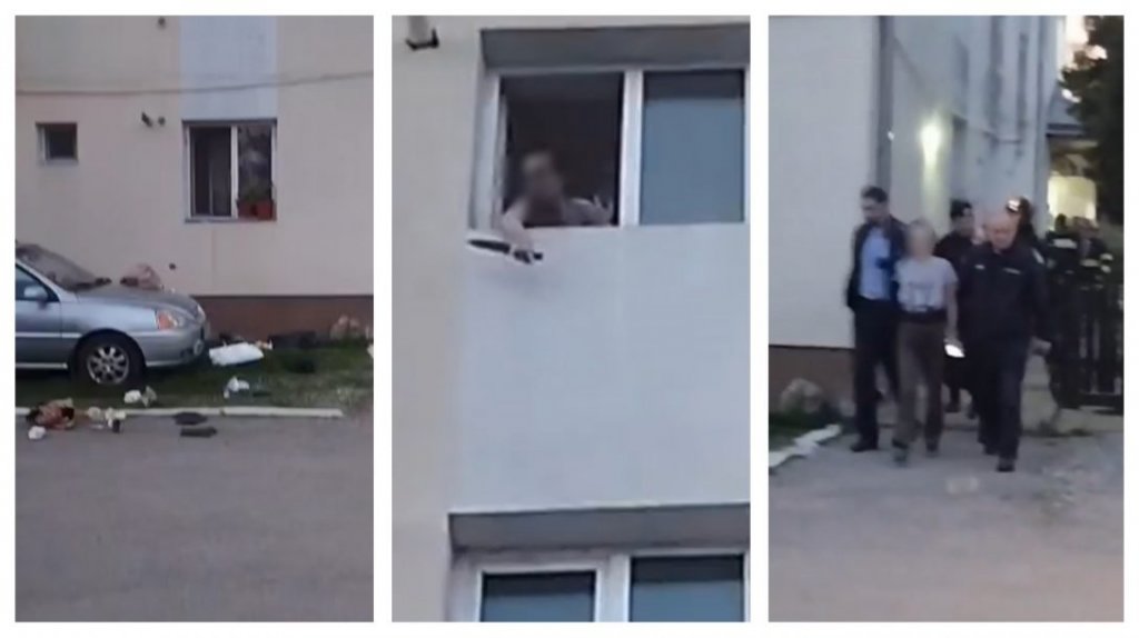 Ce le-a făcut o clujeancă vecinilor de bloc înainte să fie ridicată de poliție și dusă la Psihiatrie