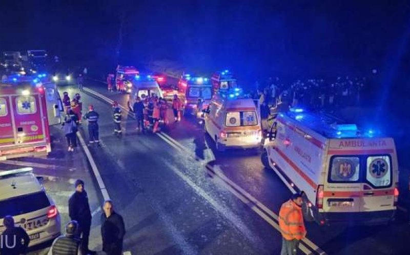 Accident cu 84 de copii în județul Sibiu. Planul Roșu a fost activat după ce două autocare s-au lovit