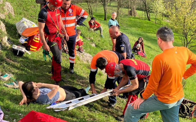 Clujeancă de 21 de ani salvată după o intervenție de două ore în Munții Apuseni