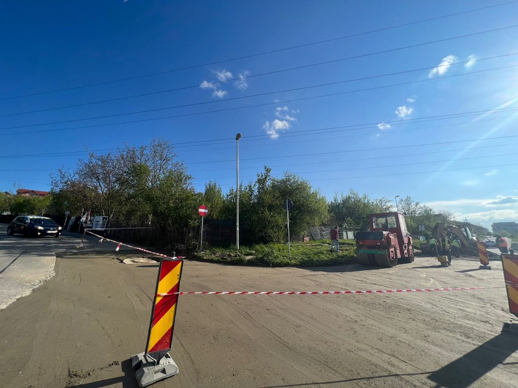 Restricții de circulație în Florești. Se fac lucrări de asfaltare