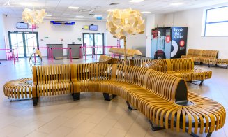 Mobilă "verde" modulară la Aeroportul Cluj