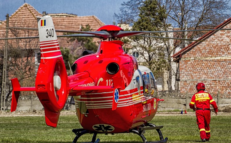 Peste 40 de persoane în stare critică, transportate la spital de Unitatea Specială de Aviație Cluj-Napoca, în aprilie